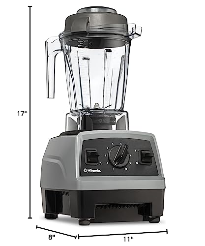 Licuadora Vitamix Explorian E310, licuadora de cocina de grado profesional para batidos, sopas, jugos y más, 10 velocidades, cuchillas de acero inoxidable, aparato de cocina autolimpiante, recipiente de 48 onzas, pizarra