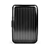 Trademark Home 82-1564 Aluminum Credit Card Wallet RFID Blocking Case, Black