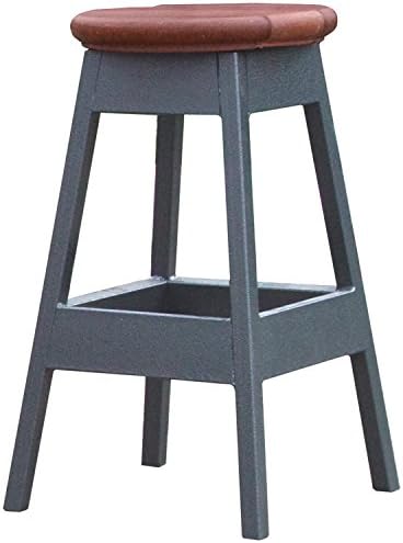 Cal Metro CM957-CSM 14" x 14" x 24" Bar Stool for Spa, Mahogany