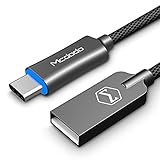 USB Type C Cable rnairni Smart LED Auto Disconnect Quick Charge 3.0 Lightning Charge Cable - For MacBook Pro,Samsung Galaxy S8+/S8 Edge,Google Pixel ,LG G6/G5,HTC 10 & More (Black)