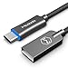 USB Type C Cable rnairni Smart LED Auto Disconnect Quick Charge 3.0 Lightning Charge Cable - For MacBook Pro,Samsung Galaxy S8+/S8 Edge,Google Pixel,LG G6/G5,HTC 10 & More (Black)