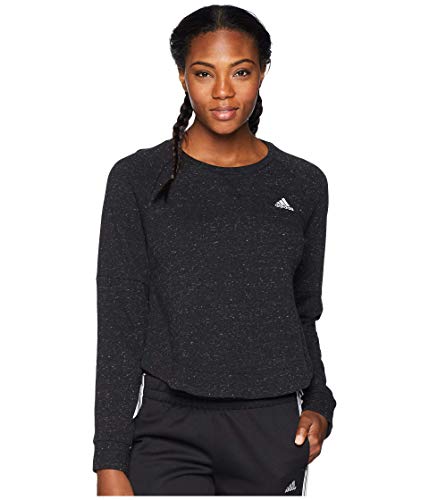 adidas Women's Athletics Sport 2 Street Tunic, Black Melange/White, Large