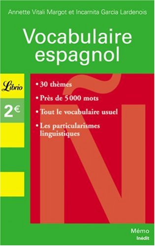 Vocabulaire espagnol