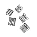 Dental Orthodontics Brackets Braces - 10 Packs Metal Dental Teeth Orthodontics Brackets, Braces Mini Without Hook