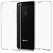 kwmobile Case Compatible with Huawei P10 Lite - Crystal Clear TPU Silicone Protective Cover Full Body Case - Transparent