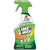 Lime-A-Way Bathroom Cleaner, 32 fl oz Bottle, Removes Lime Calcium Rust, Pack 2