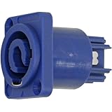 Seismic Audio SAPT223 2 Pole SpeakOn Panel Mount Connector and Fits Series D Pattern Holes Pro Audio