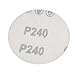 uxcell 3inch Dia Round Abrasive Sanding Sandpaper Disc 240 Grit 50 Pcs