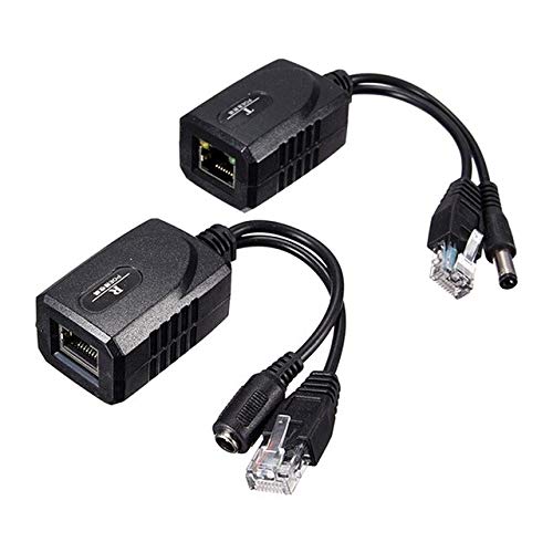 Jammas PoE Dispenser + PoE Power supply adapter black - (Standard: Universal Plug, Color: Black)
