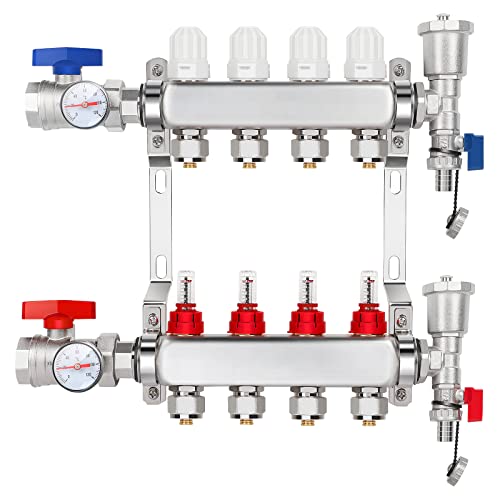 GCCSJ 4-Loop PEX Radiant Manifold