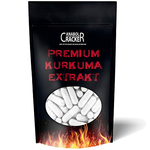 500 Kapseln Premium Curcuma - Kurkuma Extrakt Kapseln Hochdosiert 600mg, mit Biologischem Schwarzem Pfeffer, Für Vegetarier &