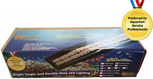 SeaStar Lighting 48" Single Strip Aquarium Tank Light, X-Large, Actinic Blue
