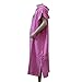 Lightahead Cotton Surf Beach Hooded Poncho Changing Bath Robe Towel with Pocket (Pink) (Teens)