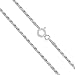 Sterling Silver 1.5mm Rope Chain Necklace, 16