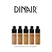 Mini Sample Size Bottles Set | Dinair Airbrush Makeup Foundation | Tan Shades | GLAMOUR: Natural, Light coverage, Matte