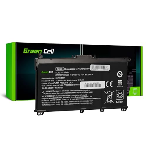 Green Cell Laptop Akku für HP 17 17S 17T 17Z 240 245 246 250 255 256 470 15 15T 15Z / HW03XL L97300-005 (4150mAh 11.4V Schwarz)