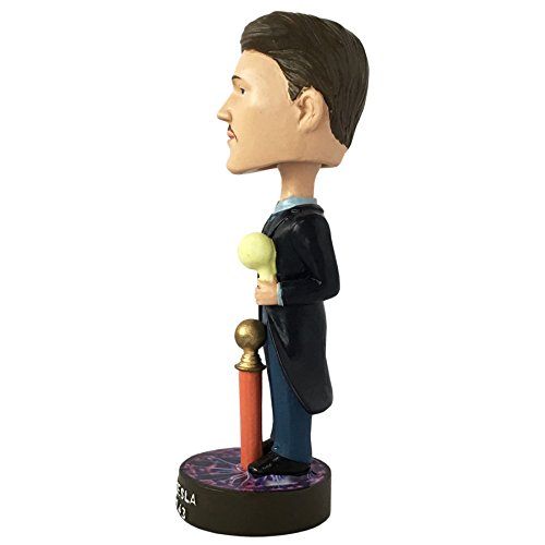 Off the Wall Toys Action Figures Bobble Head Nikola Tesla Collector Bobblehead Educational Statue Doll Figurine