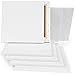 ARTEZA Premium Stretched Canvas, 12 x 12 Inches, Pack of 8, Blank White Square Canvas Boards for Acrylic, Oil and Gouache Painting
