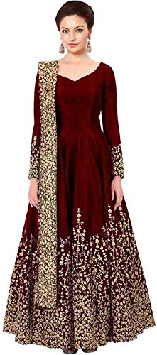 one piece long dress in silk