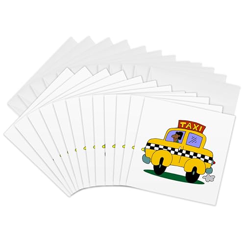 3dRose Cab - Greeting Cards, 6 x 6 inches, set of 12 (gc_11115_2)