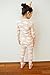 Vaenait Baby 12M-7T Kids Girls Sleepwear Pajama Top Bottom 2 Pieces Set Long Cloud