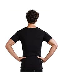 HÖTER - Trajes de sauna para hombre, para entrenar la cintura, moldeador de cuerpo, sudor caliente, camisa de entrenamiento, adelgazamiento, moldeadores de neopreno