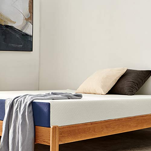 JINGWEI 6 inch Narrow Twin Mattress, Gel Infused Memory Foam Mattress