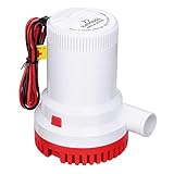 Yescom 1500GPH 12V Electric Marine Submersible Bilge Sump Water Pump for Boat Yacht