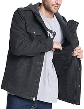 Featured image of post Levi's Men's Wool Blend Military Jacket With Hood / Men's wool blend military jacket with hood.