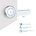 AMIR Upgraded 3.15” Motion Sensor Light, 3 Pack Stick on Cordless Battery-Powered LED Night Light, Closet Lights, Stair Lights, Safe Lights for Hallway, Bathroom, Bedroom, Kitchen (Silver - White)