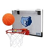 NBA Memphis Grizzlies Game On Indoor Basketball Hoop & Ball Set, Regular, Blue