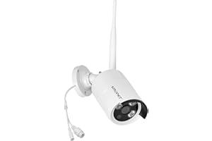 SMONET 3MP Wireless Security Camera – Extra Camera for SMONET 3MP System, Crystal-Clear Video, IR-Cut, 65ft Night Vision