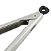 Food Tongs, Newness Modern Design Kitchen Tongs - Serving Tongs - Food Tongs, 10.8 Inches Food Grade 304 Stainless Steel Locking Tongs Serving as Cooking Utensil