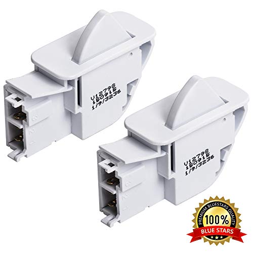 Ultra Durable 6600JB1010A Refrigerator Switch Replacement part by Blue Stars - Exact Fit for LG & Kenmore Refrigerators - Replaces AP4442090, 6600JB1010K, 1268243, 6600JB1004A - Pack of 2