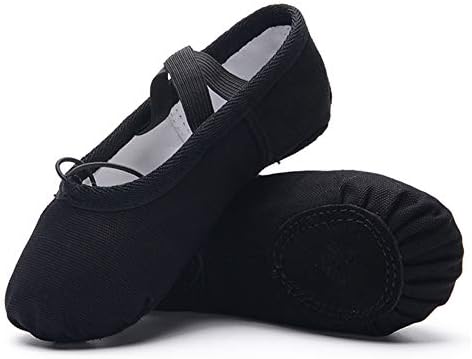 kids black ballet shoes