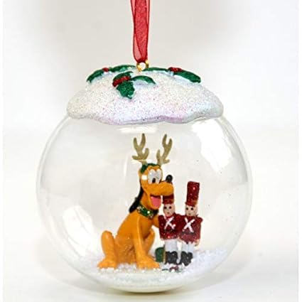 Amazoncom Disneyland Paris Disney Pluto Christmas Bauble