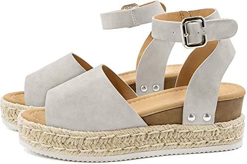 grey flat sandals