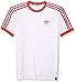 adidas Originals Men's Skateboarding Clima Club Jersey, White/Trace Scarlet, L