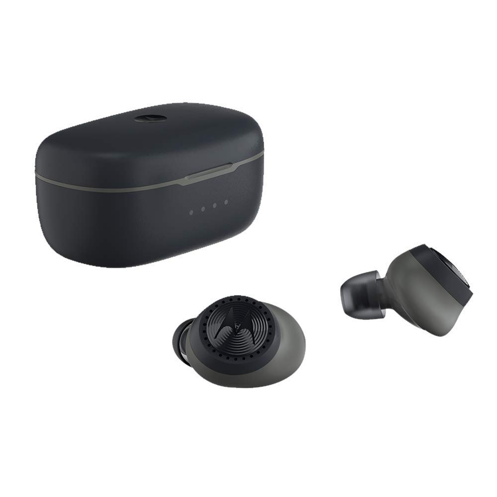 Motorola VerveBuds 200 2-in-1 Wireless Sport Earbuds with Anti-Lost Neck Strap and Portable Charging Case - Black - 73941010AA01