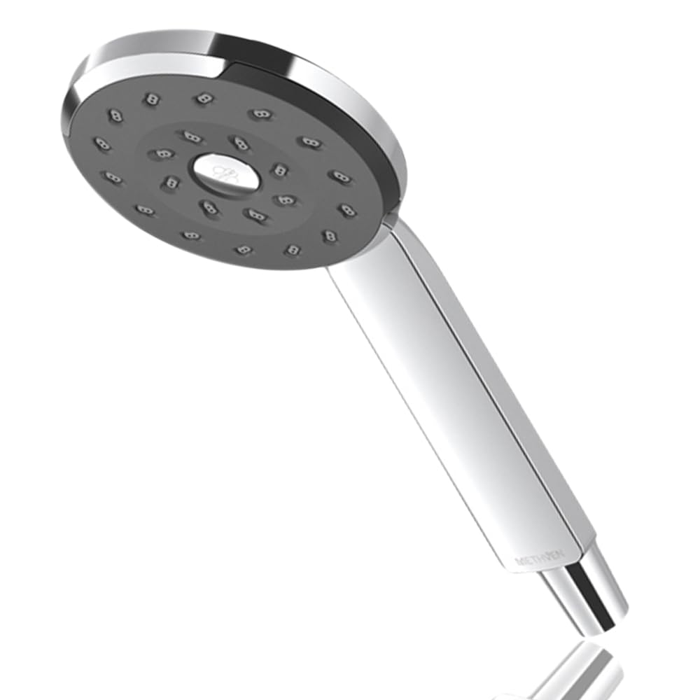 Methven Satinjet Kiri Water-Saving Energy-Saving Shower Head in Chrome Handset Designed for All Water Pressures - SJK23