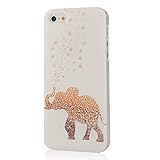 iPhone SE Case, iPhone 5&5S Case MOLLYCOOCLE Multi-style Painted Series PC Case Star Elephant Pattern Skin Cover Shell for iPhone SE/ 5/ 5S