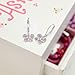 Kids Hoop Earrings, Cute Butterfly Earrings for Girls, Hypoallergenic White Gold Toned Jewelry with 925 Silver Leverbacks, Earrings with Colorful Crystals, Small Earring with Hoops for Kids