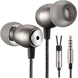 Betron GLD100 Earphones Headphones High Definition, in-Ear, Tangle Free, Noise Isolating, Bass Driven Sound for iPhone, iPod, iPad, Samsung, Tablets and Mp3 Players (Black Without Remote)