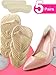 Heel Cushion Inserts (5 Pairs: 10 Pieces) - Ball of Foot Cushions -Shoe Inserts –heel pads- Metatarsal Pads for Women- High Heel Inserts for Women –shoes too big - for Pain Relief from Neuroma, Bunion