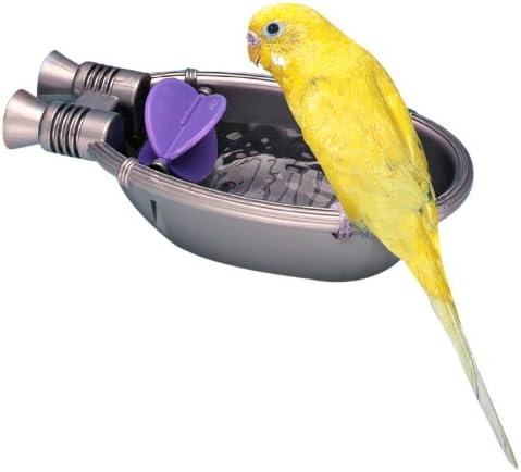 Pennplax Rocket Ship Bath Tub for Pet Birds