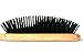 Natural Wooden Massage Brush, Nylon Bristles With, Cushion Paddle Brush