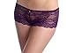 Women's Innocent Lily Delicate Sheer Lace Boyshort Panty Style 9005C