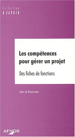 Les  compétences pour gérer un projet