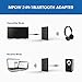 Mpow Bluetooth Transmitter and Receiver, 2-in-1 Wireless 3.5mm Bluetooth Adapter, Bluetootoh Transmitter for TV/PC, Bluetooth Audio Receiver for Car/Home Stereo System, 7 Hours Playing & Dual Linkthumb 1