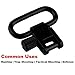 Sling Swivels (2-Pack), Sizes: 1